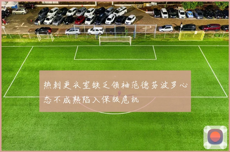热刺更衣室缺乏领袖范德芬波罗心态不成熟陷入保级危机